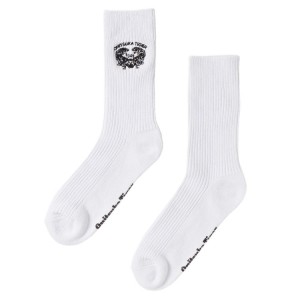 White Men's Onitsuka Tiger Middle Socks Online India | V4X-9986