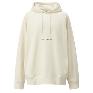 White Men's Onitsuka Tiger Sweat Hoodie Online India | C2U-2552