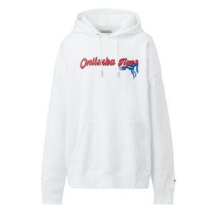 White Women's Onitsuka Tiger Hoodie Online India | D4S-9086