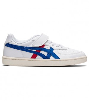 White / Blue Kids' Onitsuka Tiger Gsm Online India | P2F-6158