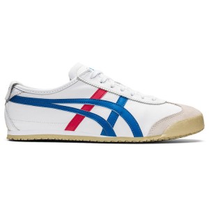 White / Blue Men's Onitsuka Tiger Mexico 66 Online India | W1M-6576