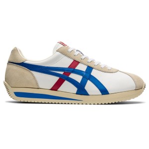 White / Blue Women's Onitsuka Tiger Moal 77 Nm Nippon Made Online India | N0U-1439