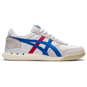 White / Blue Women's Onitsuka Tiger Ultimate 81 Ex Sneakers Online India | R5P-5202