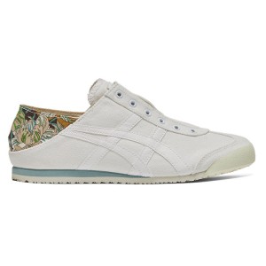 White / Light Green Women's Onitsuka Tiger Paraty Mexico 66 Paraty Online India | U3V-7425