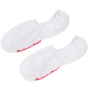 White / Red Men's Onitsuka Tiger Invisible Socks Online India | S4B-7670