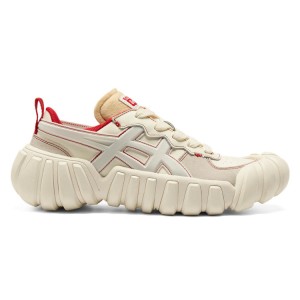 White / Red Women's Onitsuka Tiger Dentigre Ls Sneakers Online India | S5W-9746