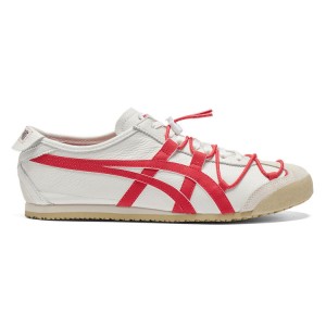 White / Red Women's Onitsuka Tiger Mexico 66 Online India | Y9Z-7772