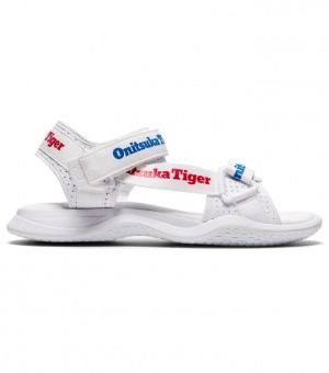 White / Red Women's Onitsuka Tiger Ohbori Strap Sneakers Online India | A3Y-0326