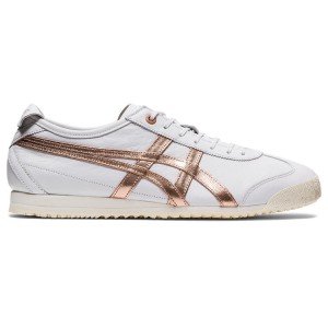 White / Rose Gold Men's Onitsuka Tiger Mexico 66 SD Online India | P0D-0597