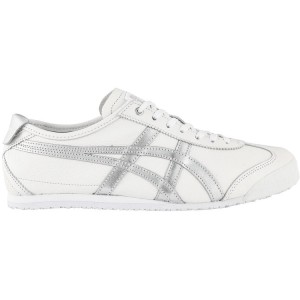 White / Silver Women's Onitsuka Tiger Mexico 66 Online India | M6N-7940