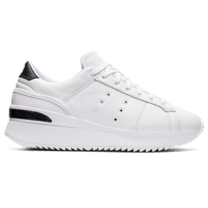 White / White Women's Onitsuka Tiger Lawnship Pf Sneakers Online India | P6N-3196