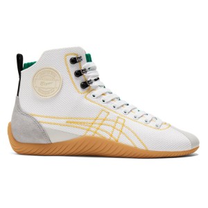 White / Yellow Women's Onitsuka Tiger Sclaw Mt Sneakers Online India | D2Z-9671