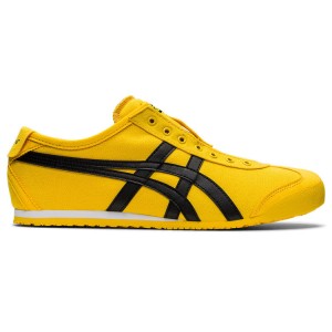 Yellow / Black Men's Onitsuka Tiger Mexico 66 Slip-on Online India | Q0G-4015