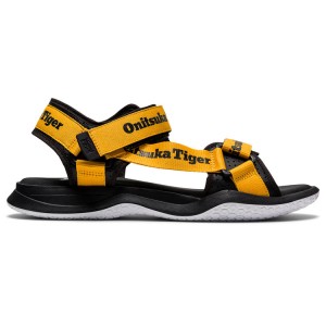 Yellow / Black Women's Onitsuka Tiger Ohbori Strap Sneakers Online India | B5W-7574