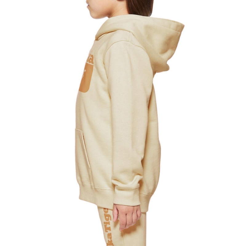 Beige Kids' Onitsuka Tiger Sweat Hoodie Online India | C2W-3942