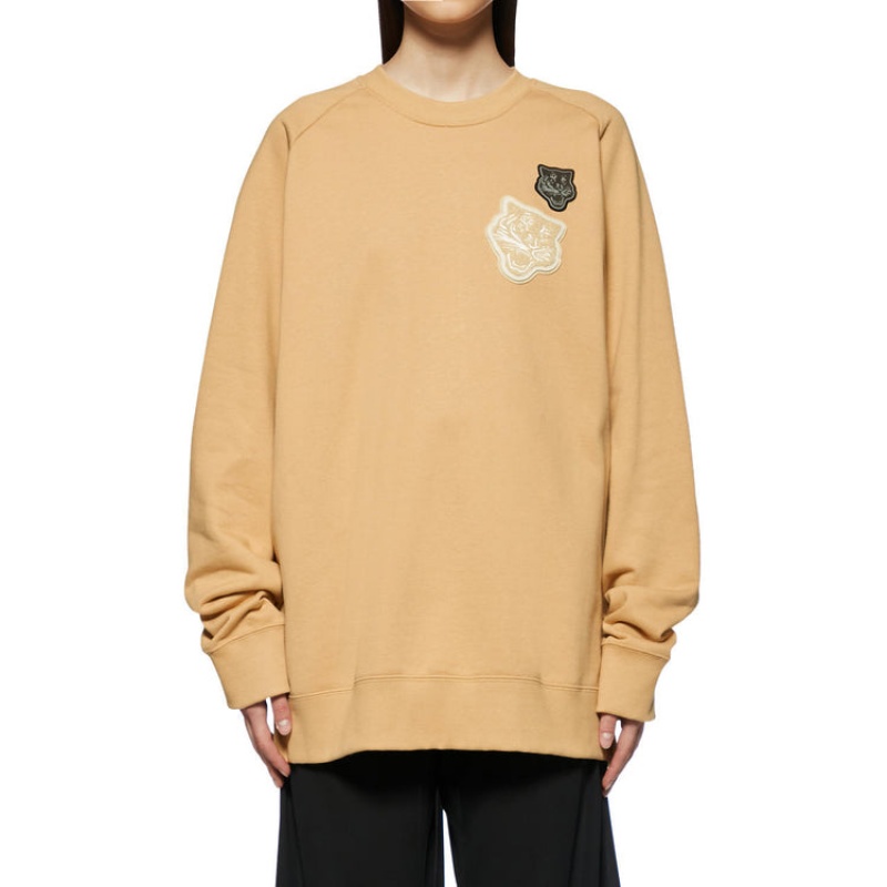 Beige Men's Onitsuka Tiger Sweatshirts Online India | S4T-2304