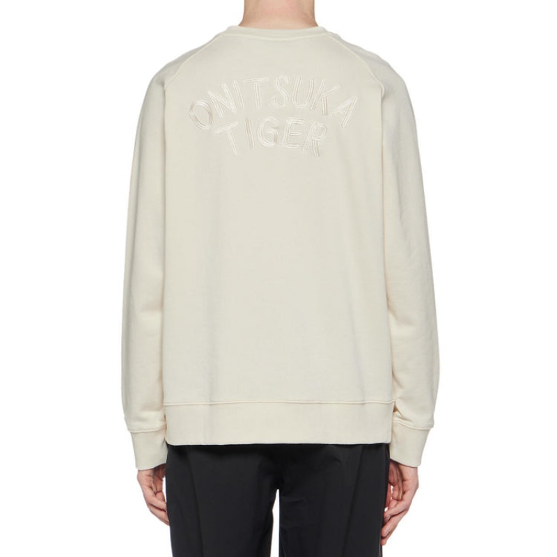 Beige Women's Onitsuka Tiger Sweatshirts Online India | U8R-2902