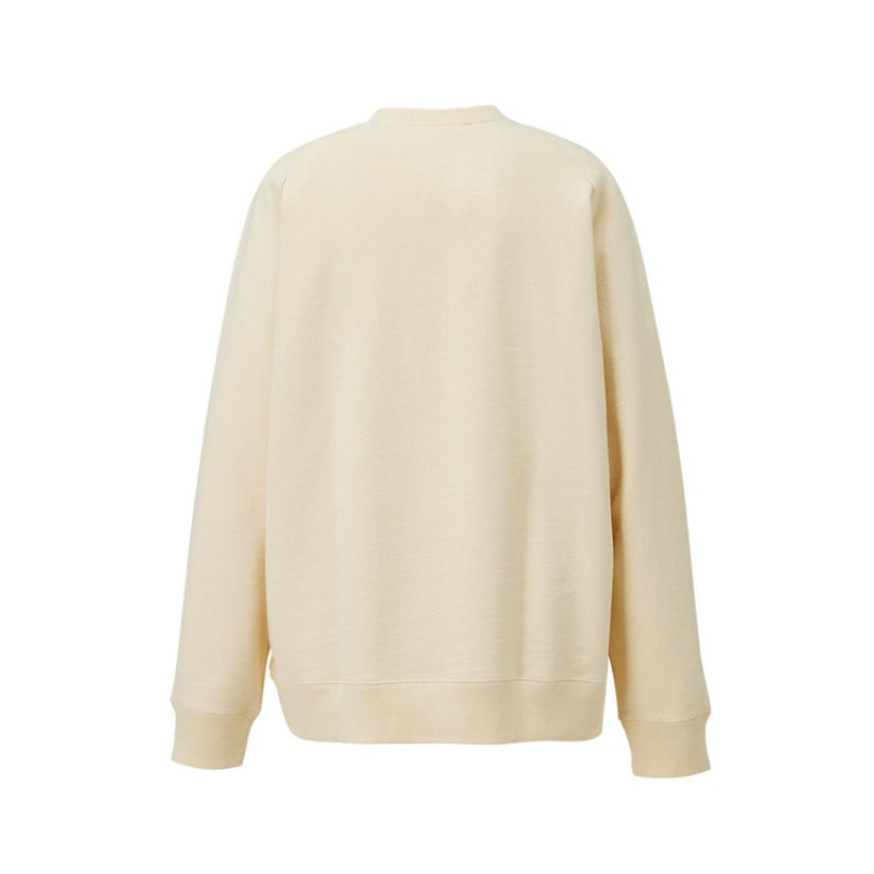 Beige Women's Onitsuka Tiger Sweatshirts Online India | U3P-0997