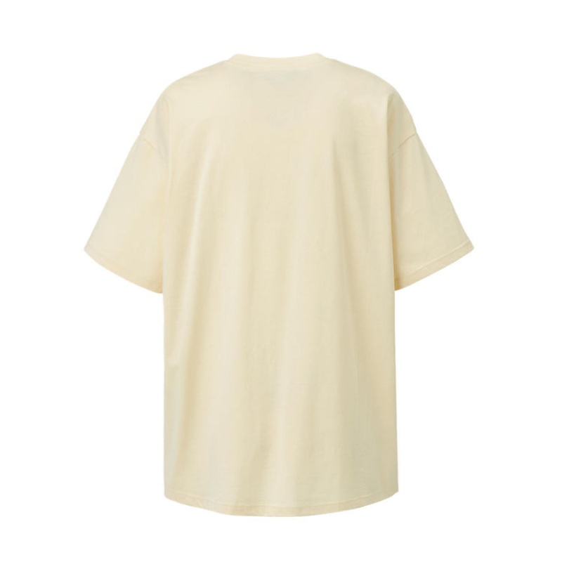 Beige Women's Onitsuka Tiger T Shirts Online India | D3W-1954