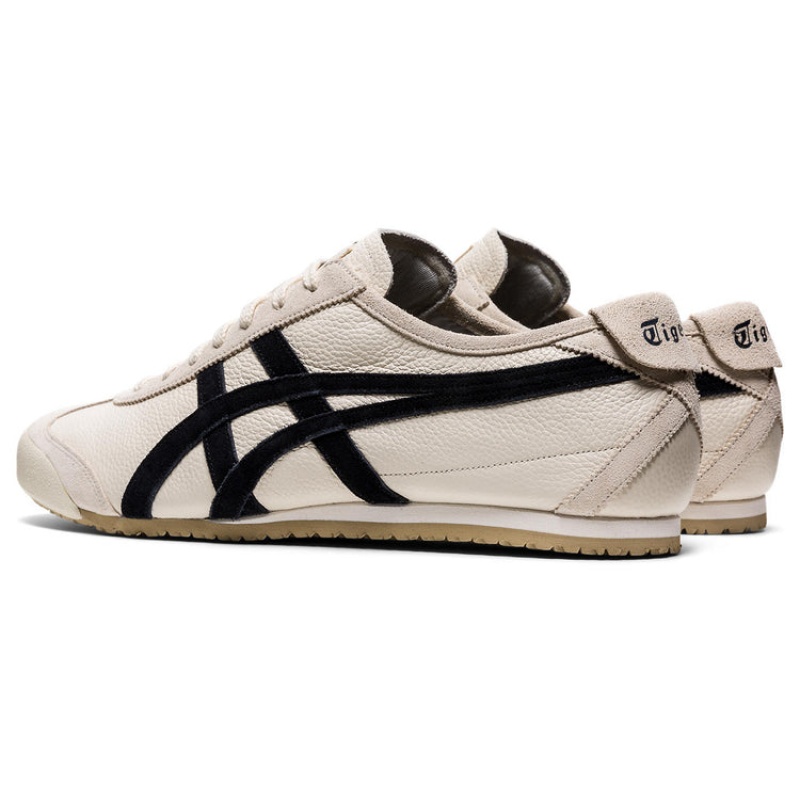 Beige / Black Kids' Onitsuka Tiger Vin Mexico 66 Online India | X2B-3668