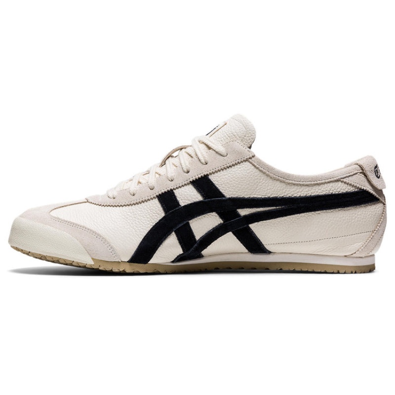 Beige / Black Kids' Onitsuka Tiger Vin Mexico 66 Online India | X2B-3668