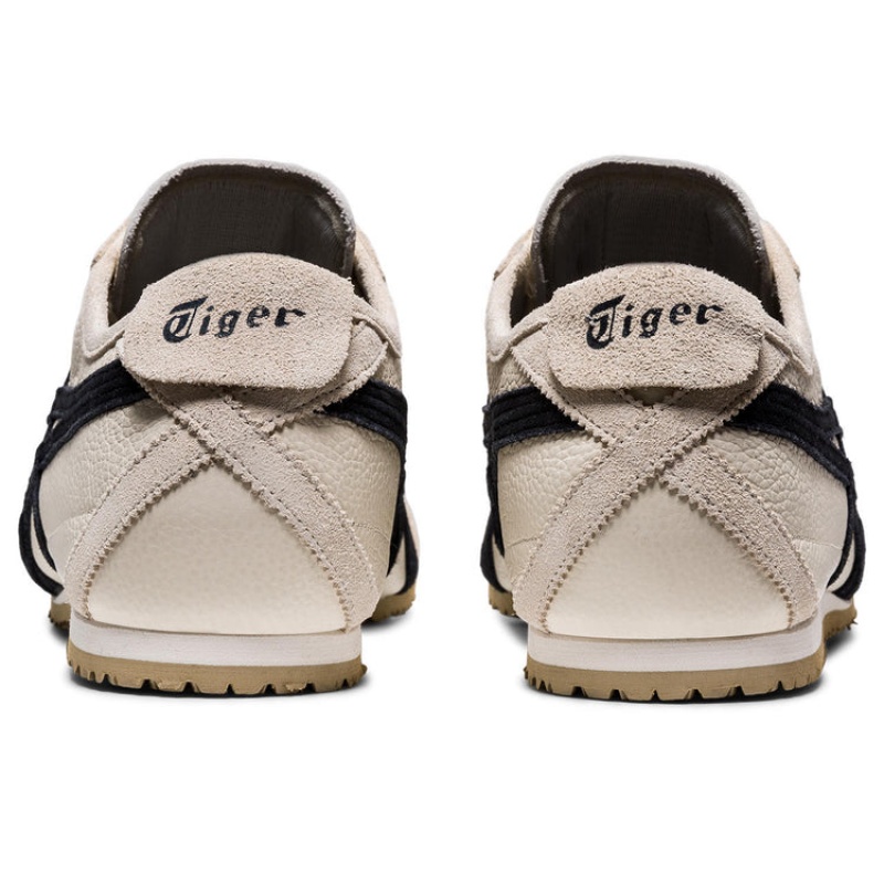 Beige / Black Kids' Onitsuka Tiger Vin Mexico 66 Online India | X2B-3668