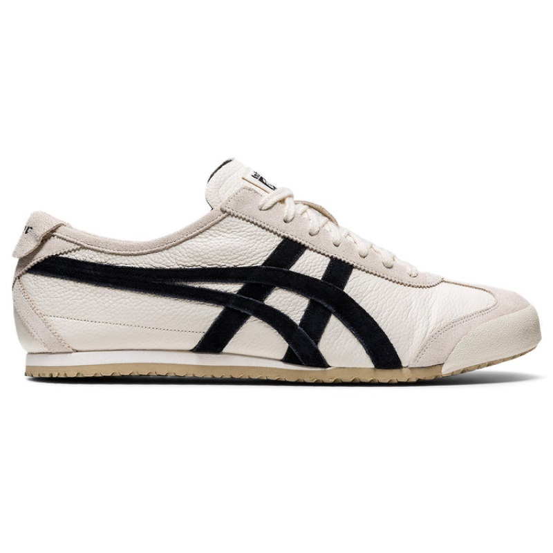 Beige / Black Kids\' Onitsuka Tiger Vin Mexico 66 Online India | X2B-3668