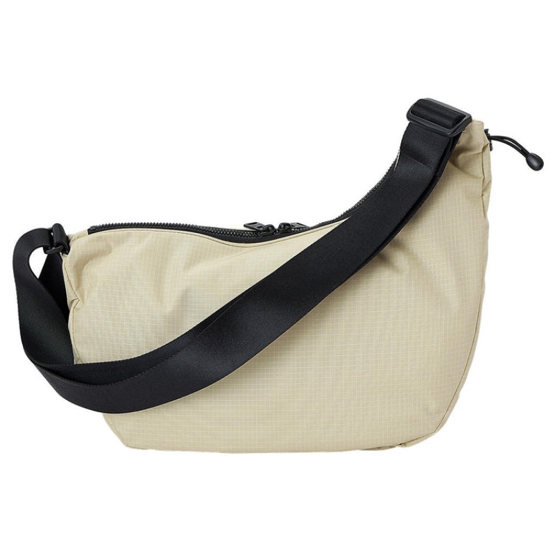 Beige / Black Men's Onitsuka Tiger Messenger Bag Bags Online India | Q6R-3065