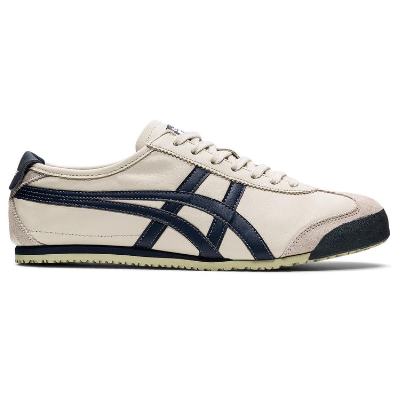 Beige / Black Men\'s Onitsuka Tiger Mexico 66 Online India | P0L-3449