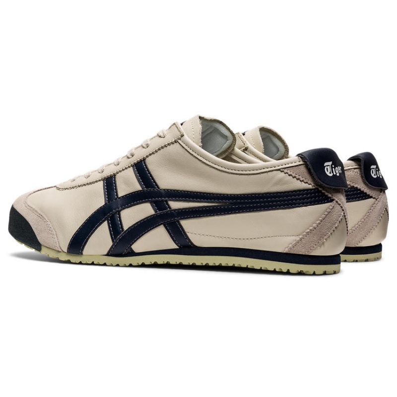 Beige / Black Women's Onitsuka Tiger Mexico 66 Online India | G6B-4651