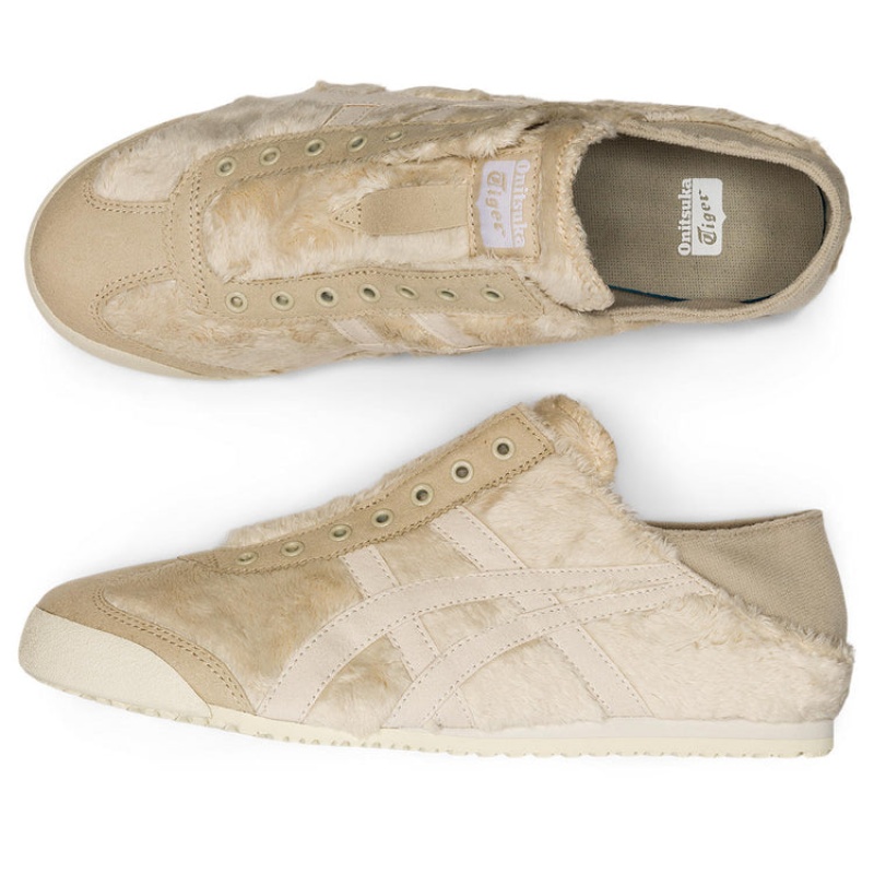 Beige / Cream Men's Onitsuka Tiger Mexico 66 Paraty Online India | T9O-1465