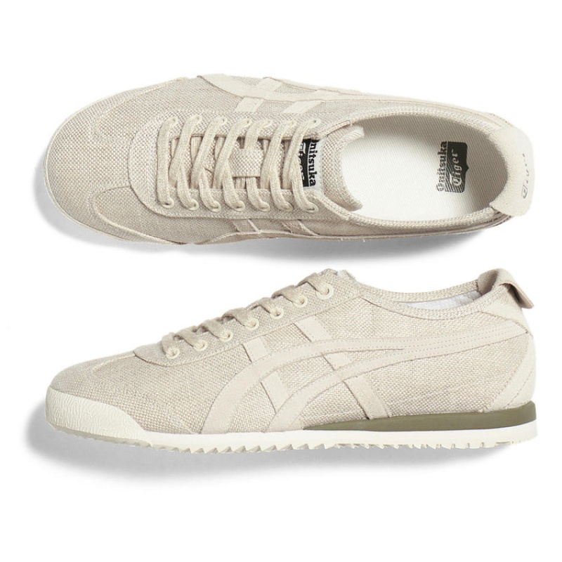 Beige / Cream Women's Onitsuka Tiger Mexico 66 SD Online India | R9M-4530