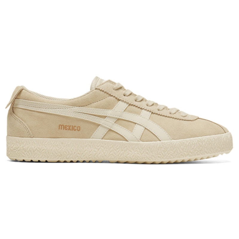 Beige / Cream Women\'s Onitsuka Tiger Mexico Delegation Sneakers Online India | N7R-0180