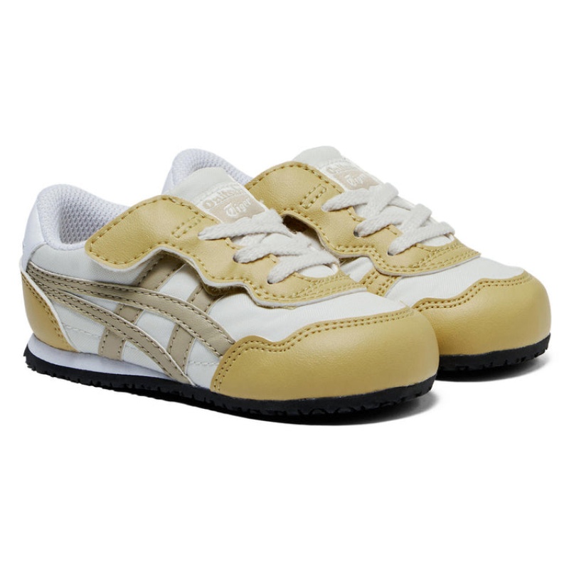 Beige / Gold Kids' Onitsuka Tiger Serrano Online India | C4K-0873