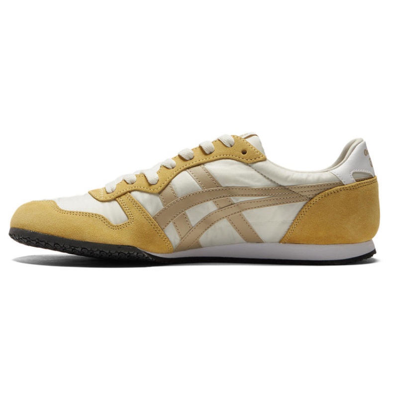 Beige / Gold Women's Onitsuka Tiger Serrano Sneakers Online India | C2R-4007