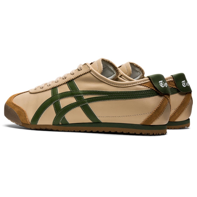 Beige / Green Kids' Onitsuka Tiger Mexico 66 Online India | U6A-4683