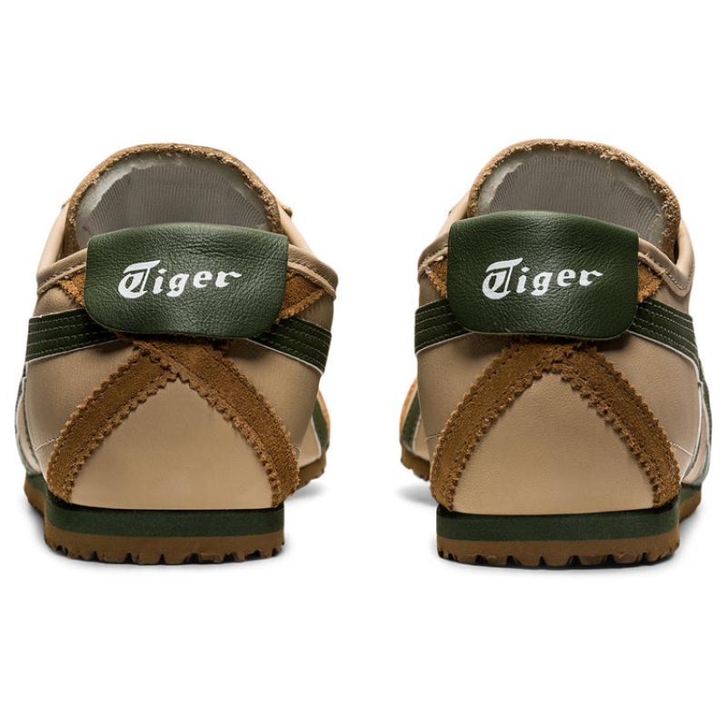 Beige / Green Kids' Onitsuka Tiger Mexico 66 Online India | U6A-4683