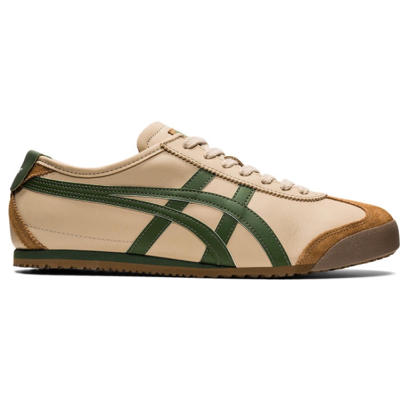 Beige / Green Kids\' Onitsuka Tiger Mexico 66 Online India | U6A-4683