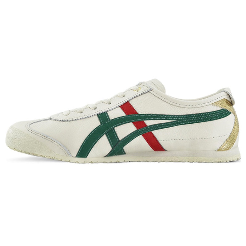 Beige / Green Men's Onitsuka Tiger Mexico 66 Online India | A7J-4596