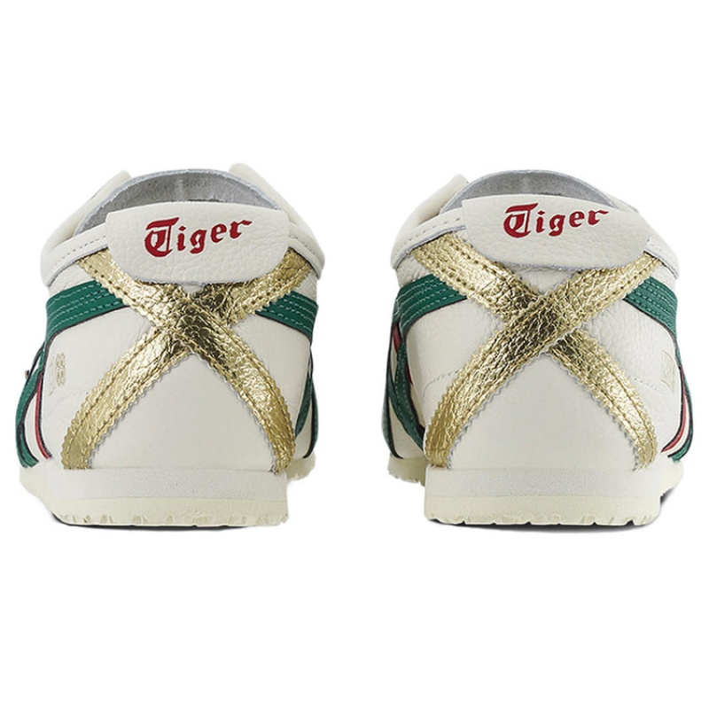 Beige / Green Men's Onitsuka Tiger Mexico 66 Online India | A7J-4596