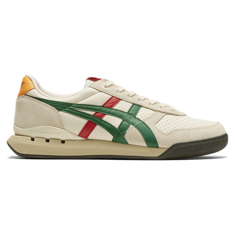 Beige / Green Women\'s Onitsuka Tiger Ultimate 81 Ex Sneakers Online India | Y0R-9477