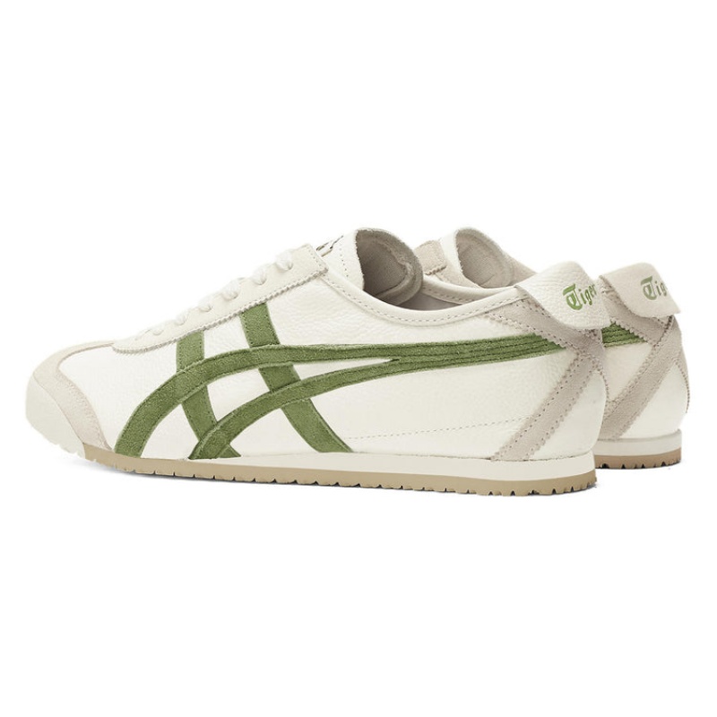 Beige / Green Women's Onitsuka Tiger Vin Mexico 66 Online India | Q8S-6187