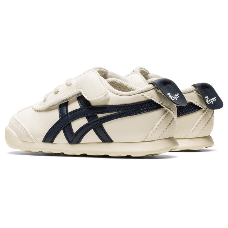 Beige / Navy Kids' Onitsuka Tiger Mexico 66 Online India | K3C-1226