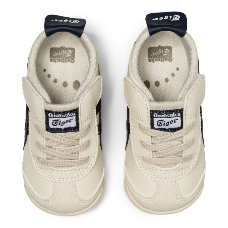 Beige / Navy Kids' Onitsuka Tiger Mexico 66 Online India | K3C-1226