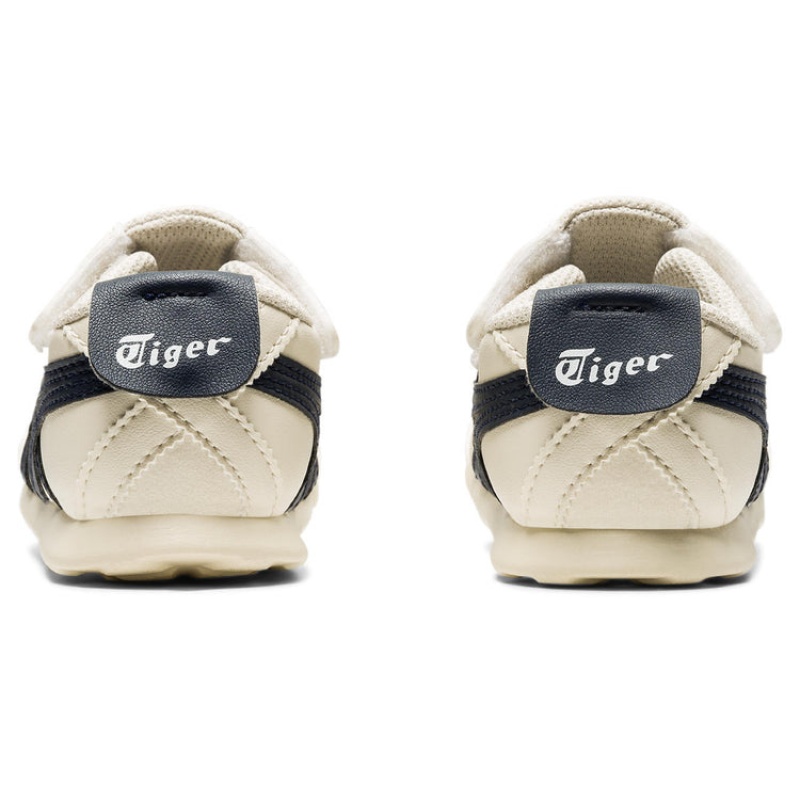 Beige / Navy Kids' Onitsuka Tiger Mexico 66 Online India | K3C-1226