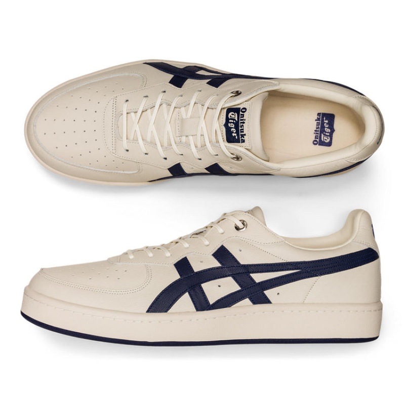 Beige / Navy Men's Onitsuka Tiger Gsm Sd Online India | T0K-1809