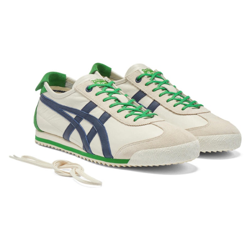 Beige / Navy Men's Onitsuka Tiger Mexico 66 SD Online India | I1N-6863