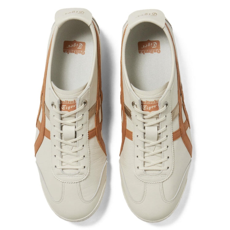 Beige / Orange Men's Onitsuka Tiger Mexico 66 SD Online India | G8P-8160