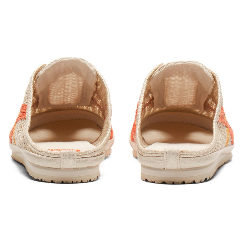 Beige / Orange Men's Onitsuka Tiger Sabot Mexico 66 Online India | L4O-2469