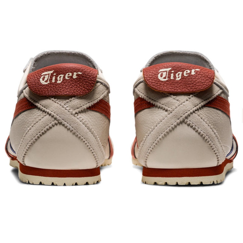 Beige / Red Women's Onitsuka Tiger Mexico 66 Online India | T8S-0166